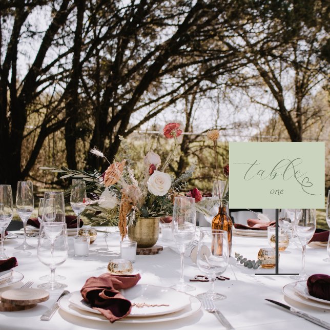 Numéro De Table Mariage moderne Colorblock | Lumière (Créateur téléchargé)