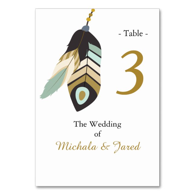 Numéro De Table Mariage turquoise (Par défaut)