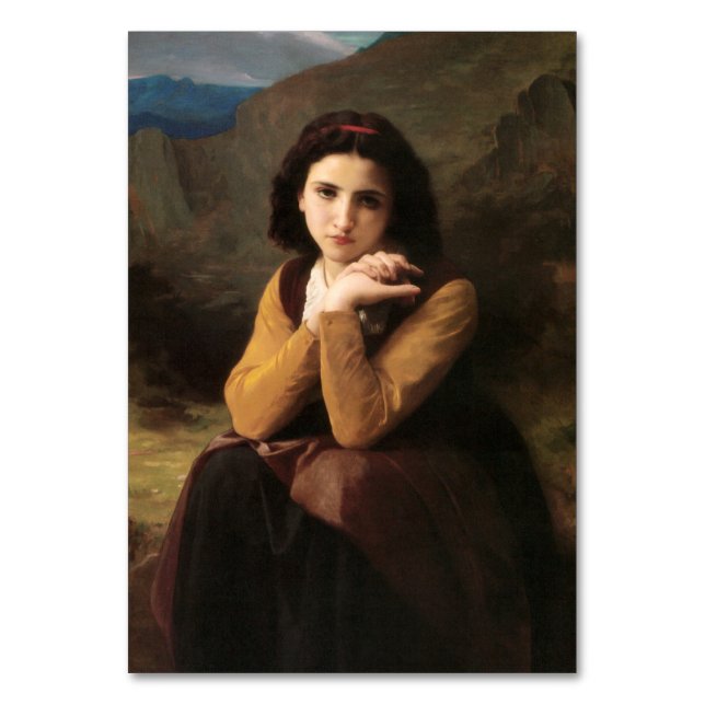 Numéro De Table Mignon Innocence d'une adolescente, Bouguereau (Par défaut)