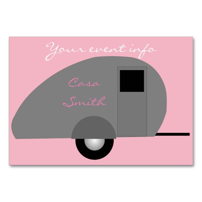 Numéro De Table Minuscule remorque Teardrop Thunder_Cove (Devant)