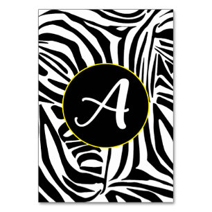Numéro De Table Modèle Zebra