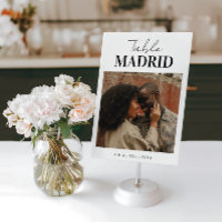 Moderne Chic Voyage Destination Thème Photo Mariag