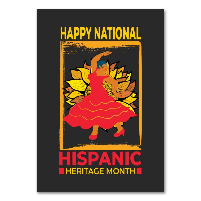 Numéro De Table Mois du patrimoine national hispanique (Par défaut)