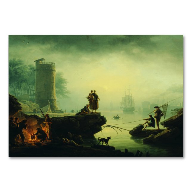 Numéro De Table Morning Fog at sea by Joseph Vernet  (Devant)