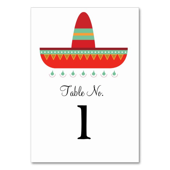 Numéro De Table Nappe pour la fiesta ou le mariage (Par défaut)