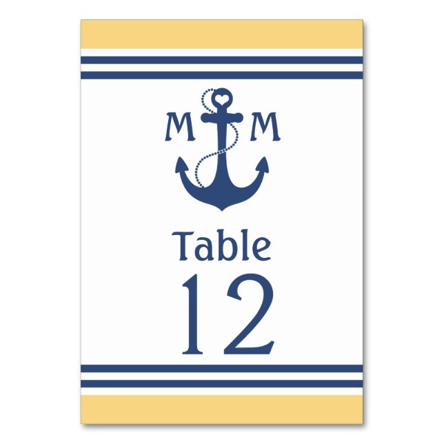 Numéro de table nautique (Par défaut)