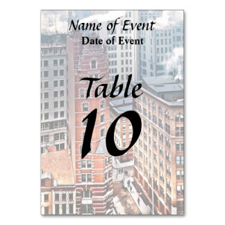 Numéro De Table New York NY - Cluster of Skyscrapers c1900