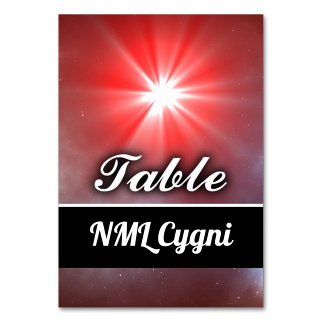 Numéro De Table NML Cygni (Par défaut)