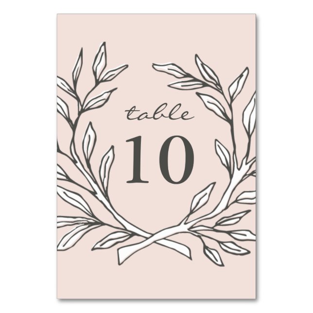 Numéro De Table Noeud Rustique Noir Réception de mariage Numéro de (Dos)