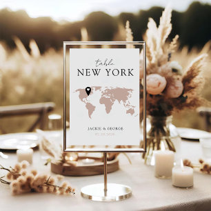 Numéro De Table Nom de destination Pin it one the Map Travel