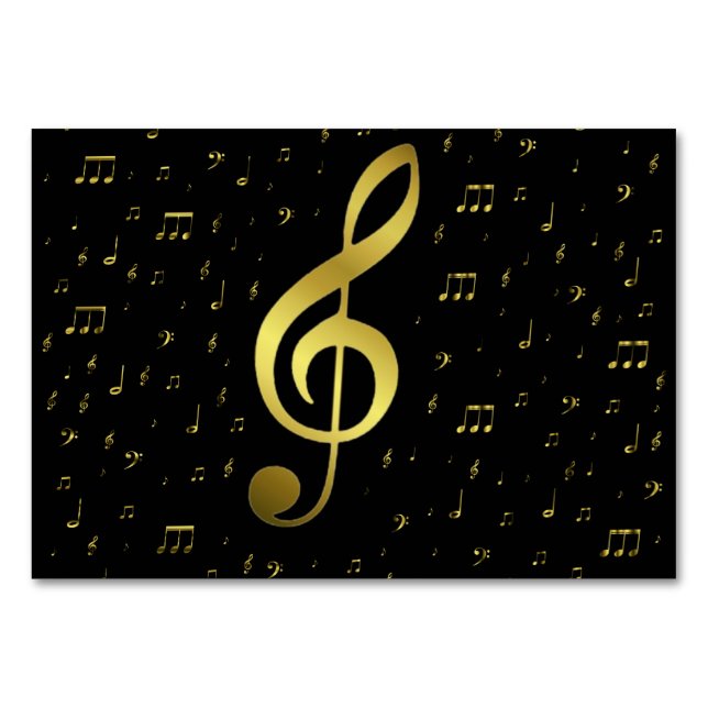 Numéro De Table notes d'or (Dos)