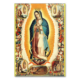 Numéro De Table Notre-Dame de Guadalupe
