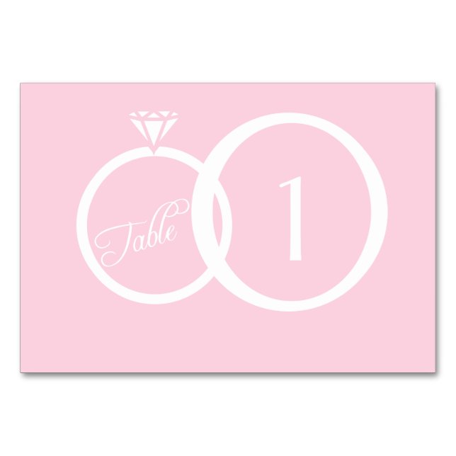 Numéro De Table Nous faisons Mariage (Devant)