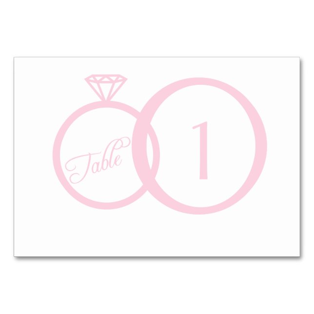 Numéro De Table Nous faisons Mariage (Devant)