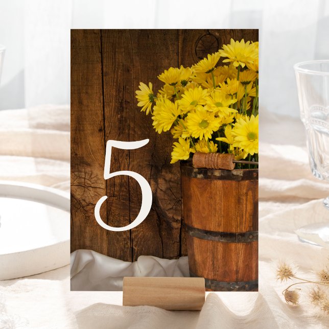 Numéro De Table Numéro de la table de Mariage campagnard du regrou (Créateur téléchargé)