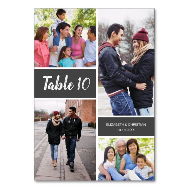 Numéro De Table Numéro de la table de Mariage de collection photo  (Par défaut)