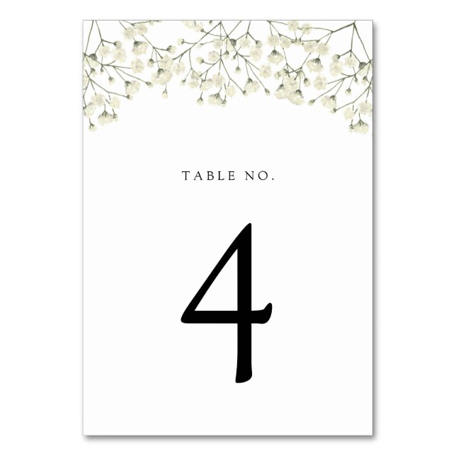 Numéro De Table Numéro de la table de respiration du bébé (Par défaut)
