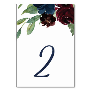 Numéro De Table Numéros de tableau pour KJ #2