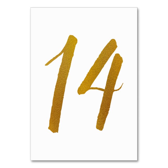 Numéro De Table Numéros de tableau - Typographie Décontractée des  (Par défaut)