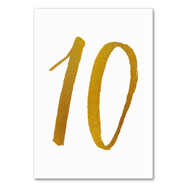 Numéro De Table Numéros de tableau - Typographie Décontractée du s (Par défaut)