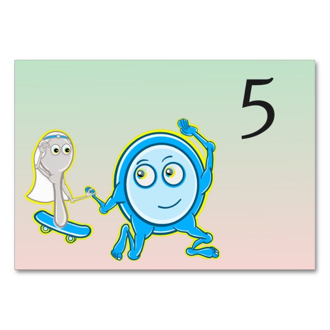 Numéro De Table Nursery Rhyme Mariage (Devant)