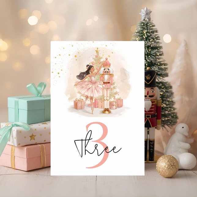 Numéro De Table Nutcracker Ballerina Birthday (Créateur téléchargé)