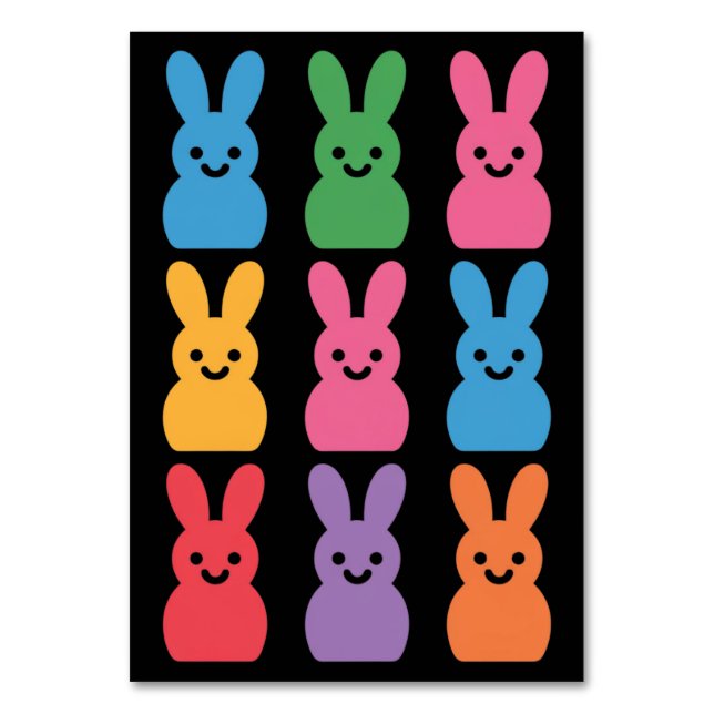 Numéro De Table Oeufs de lapin de Pâques Plaid Leopard (Par défaut)