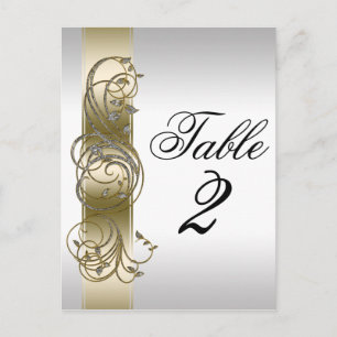 Numéro de table officielle de l'Argent d'or