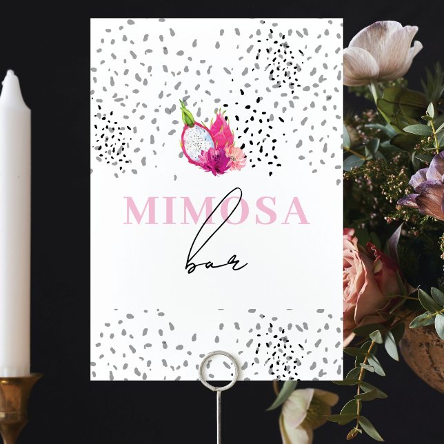 Numéro De Table Panneaux de table Pitaya Dragon Fruit Baby Sprinkl (Créateur téléchargé)