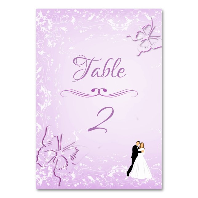Numéro De Table Papillons (Par défaut)