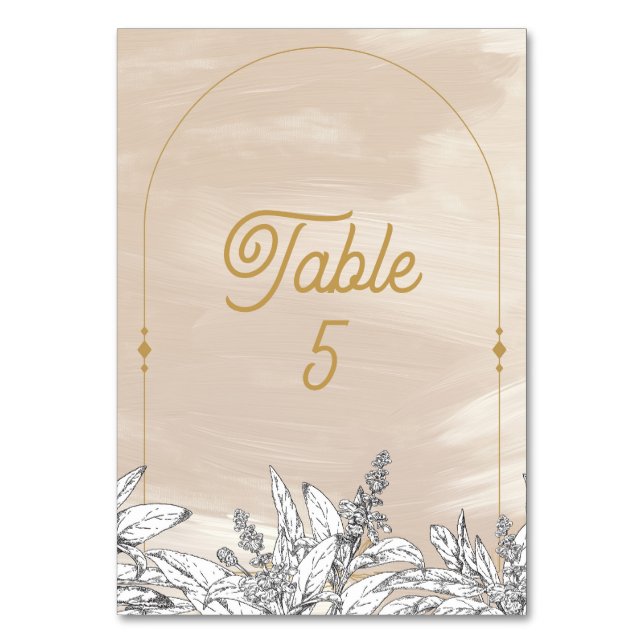 Numéro De Table Pastel Pink Wedding (Par défaut)