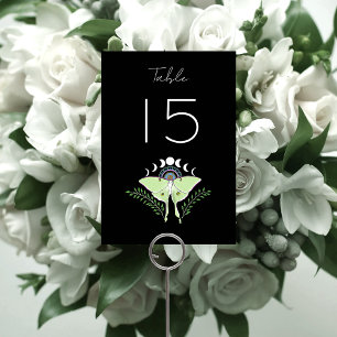 Numéro De Table Phases Luna Moth Moon
