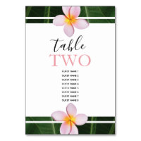 Pink Frangipani Plumeria Mariages