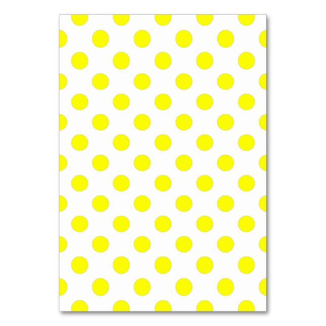 Numéro De Table Pointe blanc et jaune blanc (Par défaut)