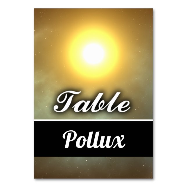 Numéro De Table Pollux (Par défaut)