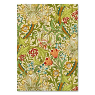 Numéro De Table Pré-raphate de William Morris Golden Lily Vintage