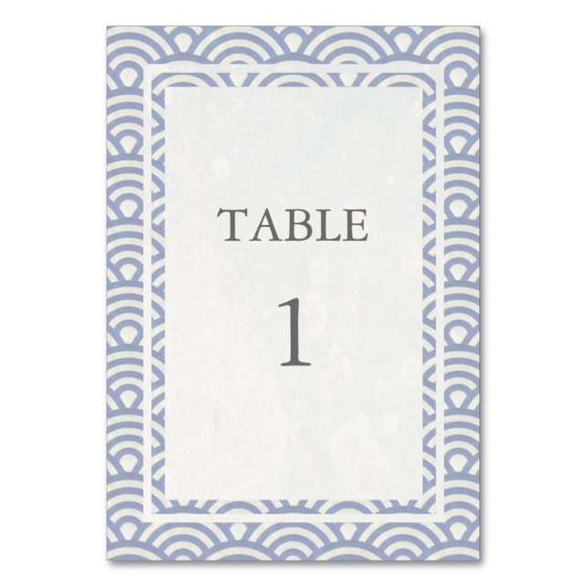 Numéro De Table Purple doux + Blanc Japonais Seigha Numéro de tabl (Par défaut)