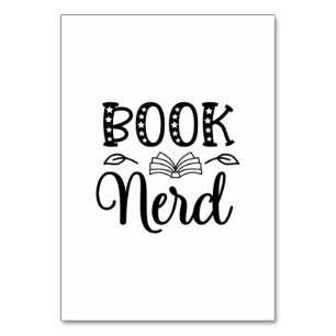 Numéro De Table Reading Art Book Nerd