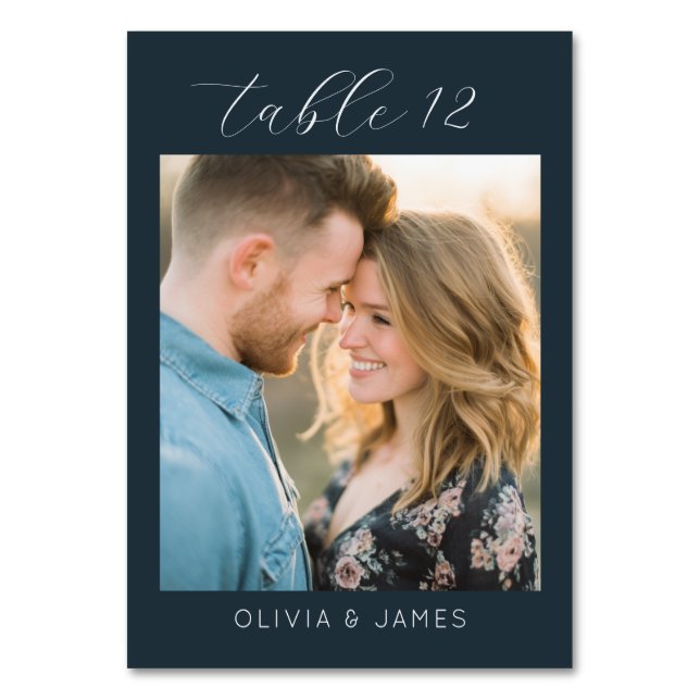 Numéro De Table Romantic Photo (Par défaut)