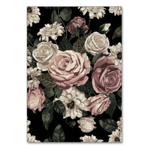 Numéro De Table rose