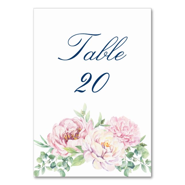 Numéro De Table Roses Douces Et Roses Roses Roses Roses, Elégante  (Par défaut)
