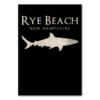 Numéro De Table Rye Beach New Hampshire - Cadeaux d'amoureux des r