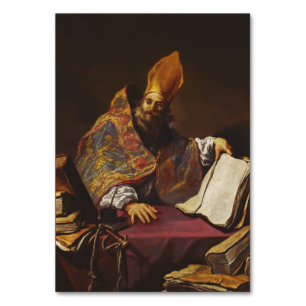Numéro De Table Saint Ambroise Père de l'Église catholique