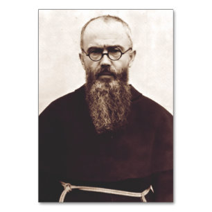 Numéro De Table Saint Maximilien Kolbe prêtre catholique polonais