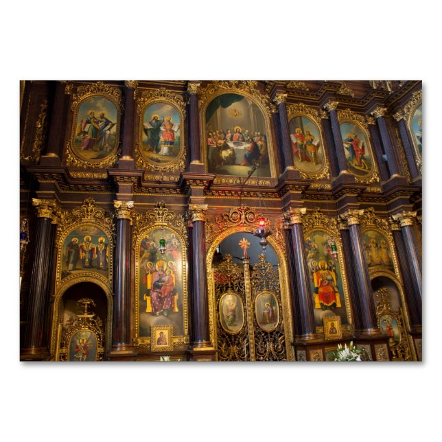 Numéro De Table Sainte Trinité Église grecque orthodoxe (Devant)