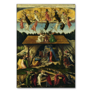Numéro De Table Sandro Botticelli - La Nativité mystique – Beaux-a