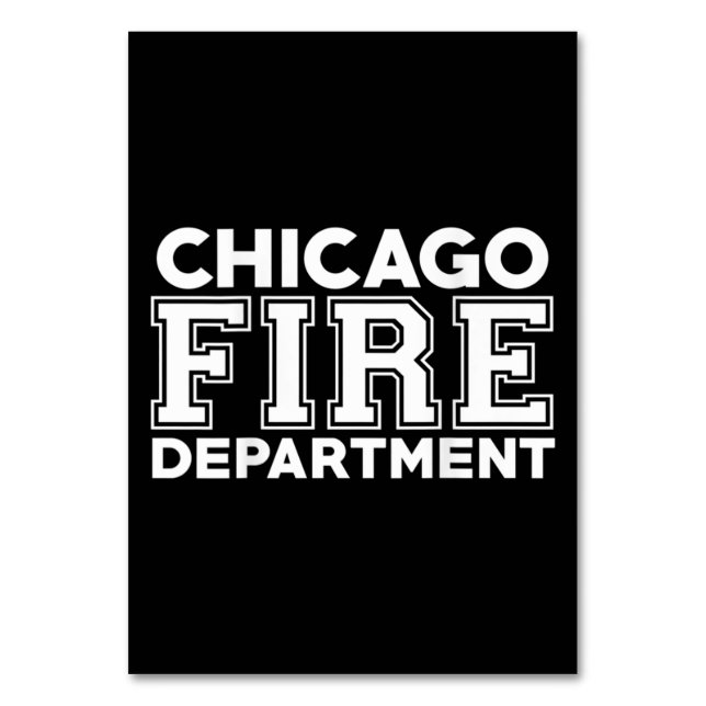 Numéro De Table Service des pompiers de Chicago Secourt (Par défaut)