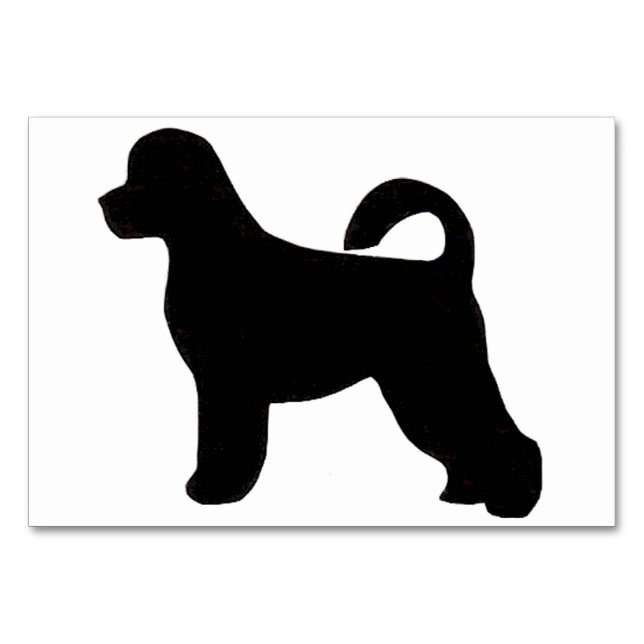 Numéro De Table silhouette de chien d'eau portugaise.png (Devant)