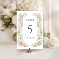 Soft Pastel Ornate Spring Garden Floral Mariage