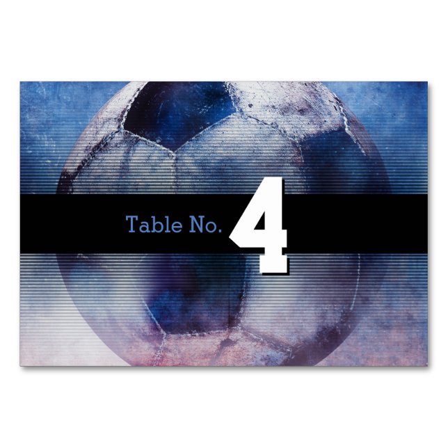 Numéro de table | Sport de football (Dos)